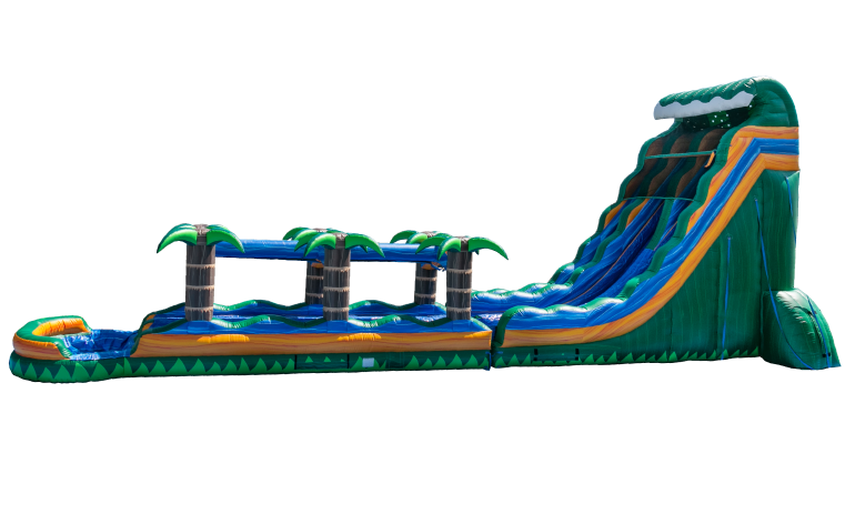 27' Tropical Emerald Rush Slip and Slide Combo Image